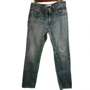 P7048 meters / bone light wash  straight jean size 30in